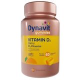 Dynavit Gummies Vitamin D3 60 Çiğnenebilir Form - Aile Boyu Kullanım – D Vitamini – Kas & Kemik & Bağışıklık
