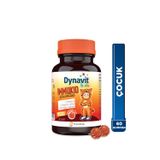 Dynavit Kids Immukid Gummies 60 Çiğnenebilir - Çocuk için C, D Vitamini,Çinko,Kara Mürver-Bağışıklık&Enerji