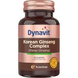 Dynavit Korean Ginseng Complex (Panax Ginseng) 30 Bitkisel Kapsül - Ginkgo Biloba, L-Arjinin İçerir
