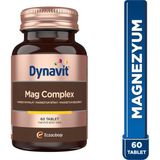 Dynavit Mag Complex 200mg Magnezyum Kompleks 3lü Form (Malat-Sitrat-Bisglisinat) 60 Tab–Kas & Kemik & Enerji