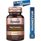 Dynavit Mag Complex 200MG Magnezyum Kompleks (Malat-Sitrat-Bisglisinat) 60 Tab–kas & Kemik & Enerji