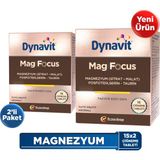 Dynavit Mag Focus 15x2 Çiğneme Tableti - Okula Dönüş - Magnezyum Malat & Sitrat, Fosfotidilserin - Tutti Frutti