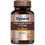 Dynavit Magnezyum Sitrat 200 & Vit D 60 Tablet ( 1 Adet )