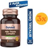 Dynavit Milk Thistle Complex 60 Kapsül - 3 Adet (180 Kapsül)