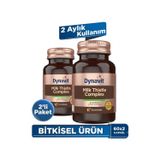 Dynavit Milk Thistle Complex 60 Kapsül x2 - Deve Dikeni, Silimarin, Enginar, Maydonoz - Karaciğer Sağlığı