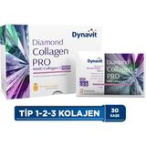 Dynavit Multi Collagen&NMN (NAD+ Öncüsü) 30 Saşe - Hidrolize Peptit Tip 1&3 Sığır ve Tip 2 Tavuk Kolajeni, NMN, Magnezyum, Resveratrol, KoenzimQ10, Pirolokinolin Kinon (PQQ)