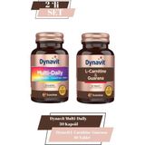 Dynavit Multi-Daily 30 Kapsül & L-Carnitine Guarana 30 Tablet - Yaşam ve Denge Paketi
