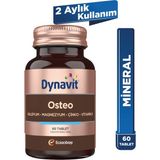 Dynavit Osteo 60 Tablet - Eklem&Kemik İçin Kalsiyum, Magnezyum, Çinko, Vitamin D3 11 Yaş ve Üzeri Kullanıma Uygun - Aromasız