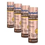 Dynavit Vitamin C & Vitamin D3 & Çinko 15 Efervesan Tablet - Bağışıklık - Şekersiz Portakal Aromalı (4 paketi)