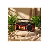 Dynego PX-250 BT Retro Kaset Çalar Bluetooth Hoparlör USB SD Mp3 Çalar FM AM SW Radyolu Kırmızı Nostaljik Teyp