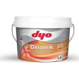 Dyo 2,5 lt Lilyum Pembe Dinamik Mat Silikonlu Silinebilir İç Cephe Duvar Boyası