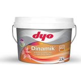 Dyo 4738 2,5 lt Dinamik Mat Silikonlu Silinebilir İç Cephe Duvar Boyası