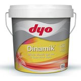 Dyo (6363) Adriyatik 15Lt Dinamik İpekmat Silikonlu Silinebilir İç Cephe Duvar Boyası