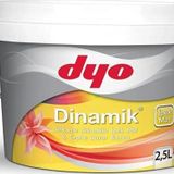 Dyo 7569 2,5 lt Dinamik İpekmat Silikonlu Silinebilir İç Cephe Duvar Boyası