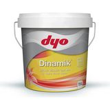 Dyo (9077) Grafit Tozu 15LT Dinamik Ipekmat Silikonlu Silinebilir Iç Cephe Duvar Boyası - 1 Adet - Renkli