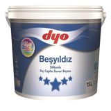Dyo Beşyıldız 2.5 Lt Yeni Fildişi Silikonlu Mat İç Cephe Boyası