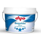 Dyo Beşyıldız Silikonlu 2.5 lt 1082 Açık Krem Dış Cephe Boyası