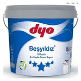 Dyo Beşyıldız Silikonlu Mat Dış Cephe Duvar Boyası 15 L Alaçatı 7252