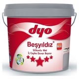 Dyo Beşyıldız Silikonlu Mat Iç Cephe Boyası 3.5 kg Toz Duman 7194