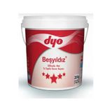 Dyo Beşyıldız Silikonlu Mat Iç Cephe Duvar Boyası Renk; Rozetgümüşü 20kg/10kg/3,5kg