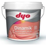 Dyo Dinamik 0001 Beyaz 2.5 lt Silikonlu Soft Mat İç Cephe Duvar Boyası
