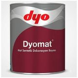 Dyo Dyomat Sentetik Mat Boya 0.75 L Siyah