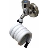 Dyo Hortum Matik Renkli Kıvrımlı Wc Hortumu 90 cm Uzayan Beyaz Ergonomik Yapı
