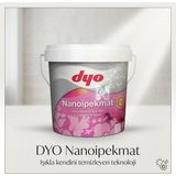 Dyo Nanoipekmat Fotokatalitik Iç Cephe Boyası 15L, Işıkla Kendini Temizler - Alaçatı - 15 L