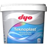Dyo Teknoplast Buz Gümüşü 7.5 lt PTFE Katkılı İpek Mat İç Cephe Duvar Boyası