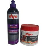 Dyo Wax Cila 500 ml ve Universal Pasta 500 gr Krem Formda Parlaklık Koruyucu Araç Bakım Seti