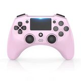 DYONDER Wireless Controller Compatible with PS4/Slim/Pro/PC with 6-Axis Motion Sensor, PS4 Controller for Kids and Adults(PINK)