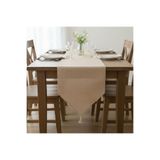 Dyris 50X200 Cm Doğal Jüt Runner – Bohem & Rustik Dekoratif Masa Örtüsü, Püskül Detaylı Uzun Runner