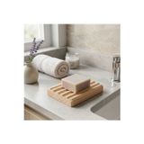 Dyris Ahşap Sabunluk 10X7 Cm – Doğal Masif Ahşap, Kaymaz Tasarım, Banyo & Mutfak İçin