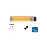 Dysis Art Plus Karbon Serisi IP65 Suya-Toza Dayanıklı 2300 W Bej Uzaktan Kumandalı İç/Dış Mekan Isıtıcı
