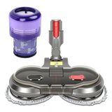 Dyson İle Uyumlu V11 Dik Süpürge Turbo Emici Yer Başlığı Su Depolu Paspas Aparatı Hepa Filtre