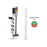 Dyson Uyumlu Dikey Süpürge Standı V15-V12-V11-V10-V8 Bütün Dyson Modelleriyle Uyumlu Beyaz Renk