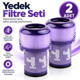 Dyson V12 Detect Slim Dikey Süpürge ile Uyumlu 2'li Filtre