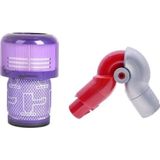 Dyson V12 Detect Slim Dikey Süpürge ile Uyumlu Filtre & Mobilya Altı Adaptörü
