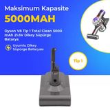 Dyson V8 Tip 1 Total Clean 5000 Mah 21.6V Dikey Süpürge Batarya