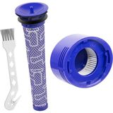 Dyson V8 V7 SV10 Animal Absolute Motorhead Kablosuz Elektrikli Süpürge için V8 Filtreleri, Parça Numarası DY-96566101, DY-96747801 için Yedek