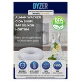 DYZER Alman Wacker Gıda Sınıfı Şeffaf Silikon Hortum 3X6 (1 metre) (İç Çap: 3mm Dış Çap: 6mm)