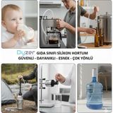 Dyzer Bpa Içermez - Gıda Sınıfı Saf Silikon Hortum (Alman Wacker Ham Madde) 30X36 (Iç Çap: 30MM) (Dış Çap: 36MM) - 30mmX36mm 4 metre