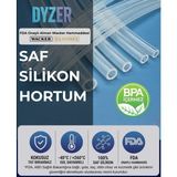 Dyzer Silikon Hortum 8X16 ( İç Çap : 8mm Dış Çap : 16mm ) - 8X16 9 mt