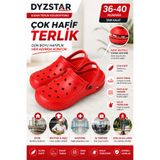 DYZSTAR Kadın Hava Yastıklı Terlik Çok Hafif Rahat Taban Günlük Ev Aşçı Hastane Terliği Kırmızı 36-40 Numara