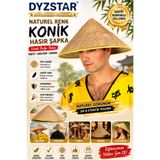 DYZSTAR Naturel Renk Cambodia Kambyalı Vietnam Şapkası PVC Hasır
