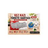 DZ Gez Kazı Magnet TÜRKİYE HARİTASI,Gazoz Açacağı Hediyeli 10*20 cm 81 il gezi haritası