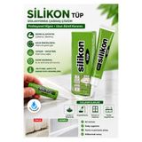 DZ şefaf silikon tüp 50 gr suya dayanıklı banyo mutfak cam pvc silikonu
