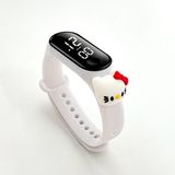 Dzc Kuzenler Avm Hello Kitty Figürlü LED Dokunmatik Ekranlı Su Geçirmez Dijital Çocuk ve Genç Kol Saati (Akıllı Değiller) - Renkli