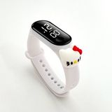 Dzc Kuzenler Avm Hello Kitty Figurlu Led Dokunmatik Ekranli Su Gecirmez Dijital Cocuk Ve Genc Kol Saati (Akıllı Degıller)