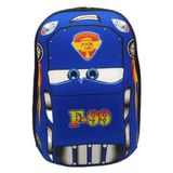 Dzc Kuzenler Avm Kreş & Anaokulu Çocuk Sırt Okul Çantası Cars F99(MAVI) 3-6 Yaş 5d Kabartmalı 33CM Formula - Lacivert - sırt çanta - 32*26*12